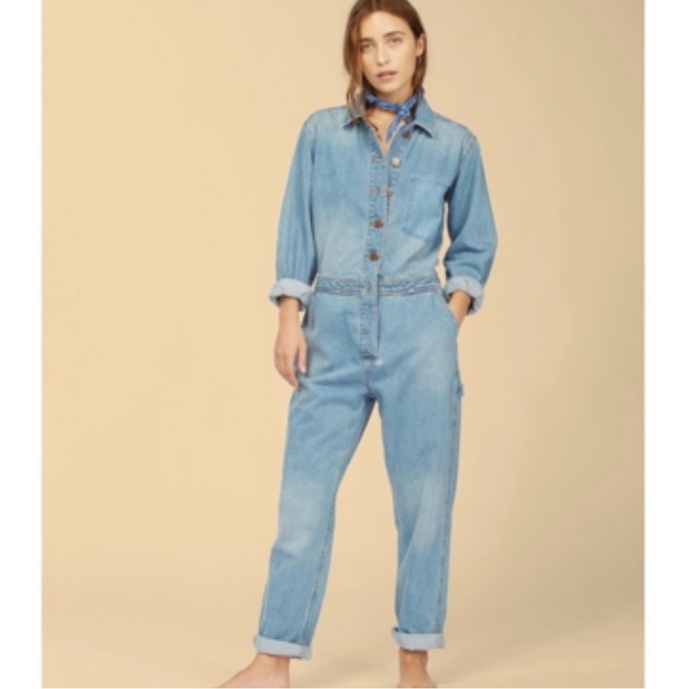 Women's Billabong x Wrangler Denim Jumpsuit